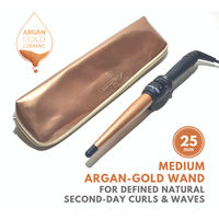Alan Truman Argan Gold Medium Conical Curling Wand 25-13mm